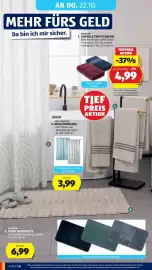 Hofer Flugblatt woche 42 Seite 46: Novitesse Teddy Badematte €6,99, Novitesse chenille frottierserie €4,99