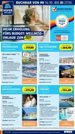 Hofer Flugblatt woche 42 Seite 54: Steiermark bad radkersburg €275,00, Slowenien portorož €154,00
