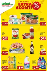 Volantino Extra Supermercati Pagina 2: Nostromo Tonno all'Olio di Oliva €1,99, Bio Presto liquido lavatrice classico €2,99