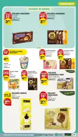 Folheto Pingo Doce semana 42 Página 25: Gelado solero olá exótico €1,99, Gelado magnum chocolate branco e morango €3,99