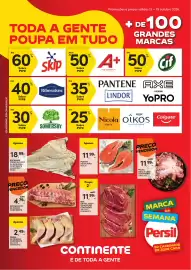 Folheto Continente semana 42 Página 1: Promoções e preços válidos 13 – 19 outubro 2026. TODA A GENTE POUPA EM TUDO Até Até