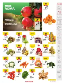 Folheto Continente semana 42 Página 7: JÁ É TEMPO ROMA BAGOS DOCES E SUMARENTOS HIDRATANTE E RICA EM ANTIOXIDANTES 20%