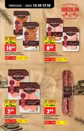 Biedronka gazetka tydzień 42 Strona 3: Szynka z Wędzarni lub Schab z Wędzarni Kraina Wędlin Select €8,99