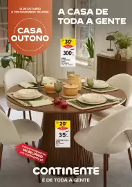 Folheto Continente | Casa Outono Página 1: 13 DE OUTUBRO A 1 DE NOVEMBRO DE 2026. A CASA DE TODA A GENTE CASA OUTONO Mais de