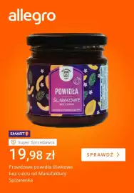 Allegro gazetka tydzień 42 Strona 3: Prawdziwe powidła śliwkowe bez cukru od Manufaktury Spiżarenka €19,98