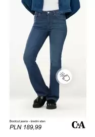 C&A gazetka tydzień 42 Strona 12: Bootcut jeans średni stan C & A €189,99