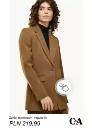 C&A gazetka tydzień 42 Strona 6: Żakiet biznesowy regular fit C & A €219,99