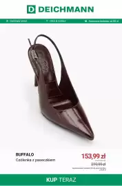 Deichmann gazetka tydzień 42 Strona 2: Czółenka z paseczkiem Buffalo €153,99