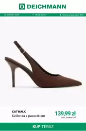 Deichmann gazetka tydzień 42 Strona 4: Czółenka z paseczkiem Catwalk €139,99