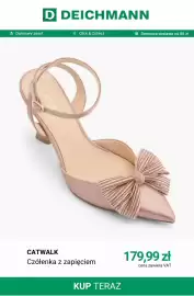 Deichmann gazetka tydzień 42 Strona 7: Czółenka z zapięciem Catwalk €179,99