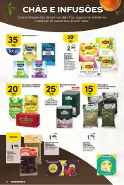Folheto Continente | Bebidas Quentes Página 16: Ahmad tea earl grey, Lipton infusões/infusão c/sabores e funcionais €2,54