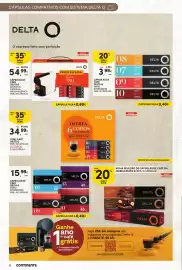 Folheto Continente | Bebidas Quentes Página 8: Numa seleção de cápsulas de café da marca delta q, Delta cápsula €0,40