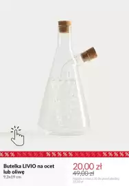 Homla gazetka tydzień 42 Strona 6: Butelka Livio na ocet lub oliwę 9,3x19 cm €20,00