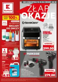 Kaufland gazetka Strona 1: Znicz €5,99, Akumulatorowa wiertarko-wkrętarka Parkside €279,00
