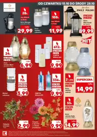 Kaufland gazetka Strona 5: Znicz €14,99, Kwiat sztuczny €9,99