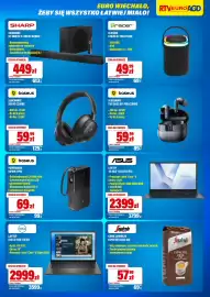 RTV EURO AGD gazetka Strona 5: Laptop Vb 15,6 C5 16/512 W11 Asus €2.399,00, Laptop D16 C5 16GB 1TB W11 Dell €2.999,00