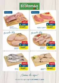 Folleto Cash Ecofamilia semana 42 Página 1: Pechugas de pollo €6,99, Jamoncitos de pollo €2,99