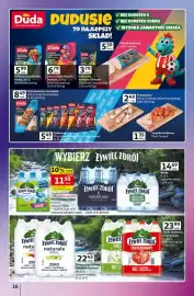 Auchan gazetka tydzień 42 Strona 16: Kabanosy drobiowe Dudusie Duda €3,79, Serdelki drobiowe Duda €1,35