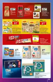 Auchan gazetka tydzień 42 Strona 23: Kawa rozpuszczalna Nescafé Crema €25,99, Baton Kit Kat €3,00
