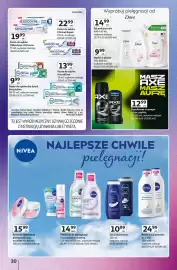 Auchan gazetka tydzień 42 Strona 30: Mydło w płynie Dove €9,99, Produkty do pielęgnacji i oczyszczania twarzy Nivea €14,99