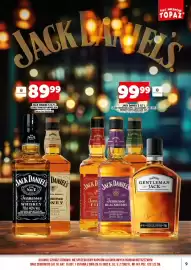 Topaz gazetka | Alkohole Strona 11: Whiskey Jack Daniel's Gentleman Jack 40% €99,99, Whiskey Jack Daniel's 40% €89,99