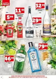 Topaz gazetka | Alkohole Strona 6: Wódka Biały Bocian 40% €29,99, Wódka Biały Bocian Sielsko 37,5% €32,99