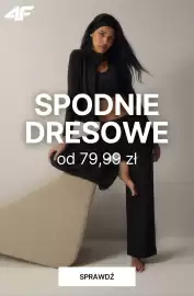 4F gazetka tydzień 42 Strona 1: Spodnie dresowe 4F €79,99