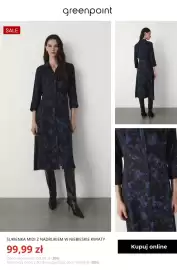 Greenpoint gazetka tydzień 42 Strona 2: Sukienka midi z nadrukiem w niebieskie kwiaty Greenpoint €99,99