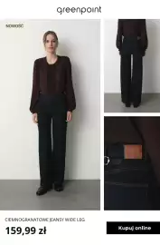 Greenpoint gazetka tydzień 42 Strona 9: Ciemnogranatowe jeansy wide leg Greenpoint €159,99