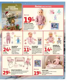 Catalogue Auchan | Jouets de Noël page 25: MON BÉBÉ LÉA €11,99, MON BÉBÉ LÉA €14,99