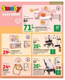 Catalogue Auchan | Jouets de Noël page 27: BABY NURSE CUISINE €29,90, MAXICOSI POUSSSETTE + LANDAU ROSE €35,90
