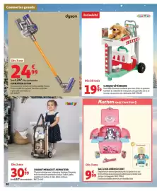 Catalogue Auchan | Jouets de Noël page 30: Dyson Aspirateur Dyson €24,99, écoiffier CLINIQUE VÉTÉRINAIRE €19,99