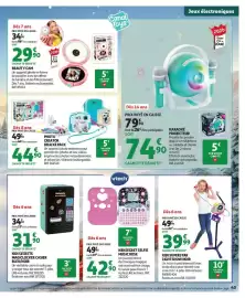 Catalogue Auchan | Jouets de Noël page 43: Musicresbor Karaoké Projecteur €74,90, KIDI SUPERSTAR LIGHTSHOW NOIR €39,99