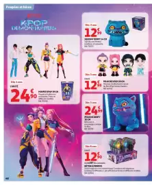 Catalogue Auchan | Jouets de Noël page 48: PELUCHE KPOP €12,99, POUPEE KPOP €24,90