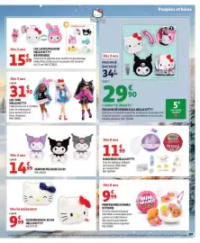 Catalogue Auchan | Jouets de Noël page 57: LOL OMG HELLO KITTY €31,90, KUROMI PELUCHE €14,99
