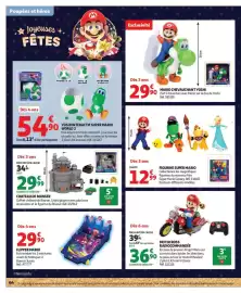 Catalogue Auchan | Jouets de Noël page 64: CHATEAU DE BOWSER €29,99, Mario Motocross Radiocommandée €36,90