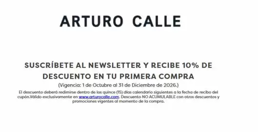 Catálogo Arturo Calle Página 1