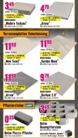 Hornbach Flugblatt Seite 4: Arena €4,79, Flair Stone Modern Toskana €2,99