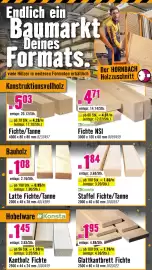 Hornbach Flugblatt Seite 6: Konsta Staffel Fichte/Tanne €1,60, Fichte/Tanne €4,28