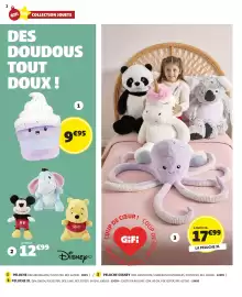 Catalogue GiFi | Noël page 2: GiFi LA PELUCHE XL €17,99, Disney peluches €12,99