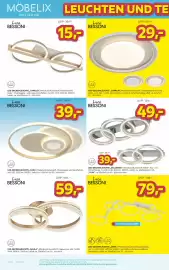 Möbelix Prospekt Seite 4: Luca Bessoni LED-Deckenleuchte Camillo €15,00, Luca Bessoni LED-Deckenleuchte Dalila €59,00