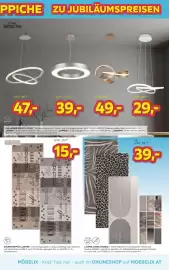 Möbelix Prospekt Seite 7: Luca Bessoni LED-Deckenleuchte Lejla €39,00, Läufer Haris €39,00