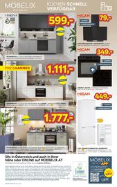 Möbelix Prospekt Seite 4: Mican Herdset HSU73S €349,00, Mican Dunstabzugshaube KHA400MOFSA €79,00