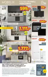 Möbelix Prospekt Seite 4: Mican Herdset HSU73S €349,00, Mican Dunstabzugshaube KHA400MOFSA €79,00