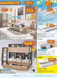 Möbelix Prospekt woche 42 Seite 5: Sembella Latexmatratze Ozano €299,25, Primatex Lattenrost €67,42