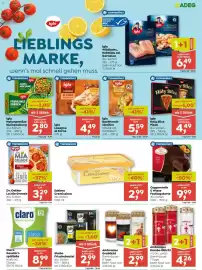 ADEG Flugblatt woche 43 Seite 7: Eskimo Cremissimo €2,99, Iglo Lasagne al Forno €4,49