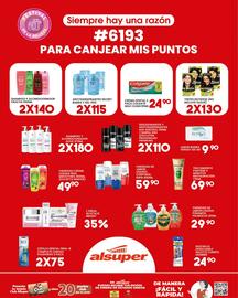 Folleto Alsuper Página 8: Palmolive variedad de jabon liquido p/manos €29,90, Dove shampoo y acondicionador €180,00