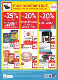 Maximarkt Flugblatt woche 42 Seite 24: Jocca Fritteuse XL 34437 €63,92, Multifunktionspapier A4 €4,95