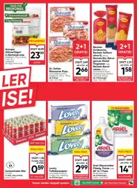 Maximarkt Flugblatt woche 42 Seite 3: Dr. Oetker Ristorante Pizza €2,66, Ariel Waschmittel €14,99