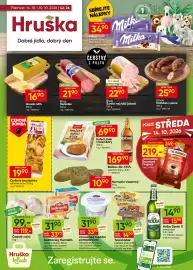 Hruška leták týden 42 Strana 1: Bivoj Herkules €21,90, Cyrilovy brambůrky €19,90